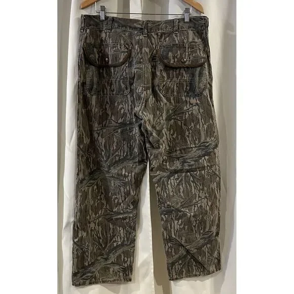 Vintage Carhartt Mossy Oak‎ Tree Stand Camo Pants Double Knee